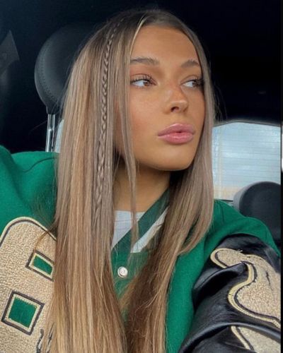 Peinados con cabello suelto para ver el Mundial: mini trenzas