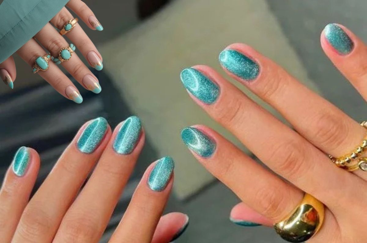 Uñas turquesa: el color intenso y editorial que no vas a soltar este verano