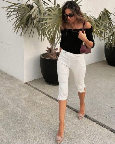 Zapatos con pantalones capri