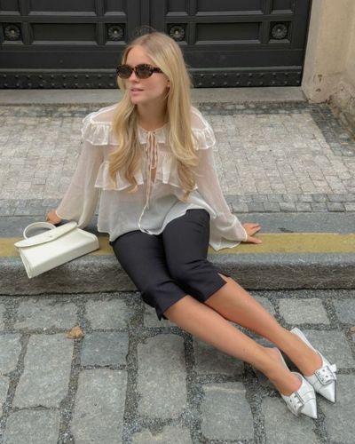 Zapatos con pantalones capri