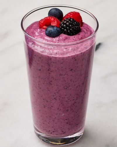 Batido de frutos rojos