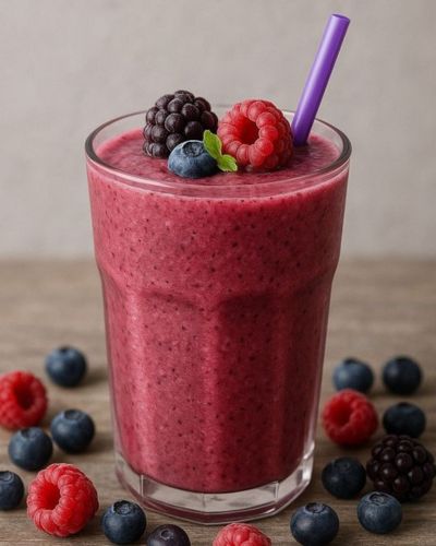 Batido de frutos rojos