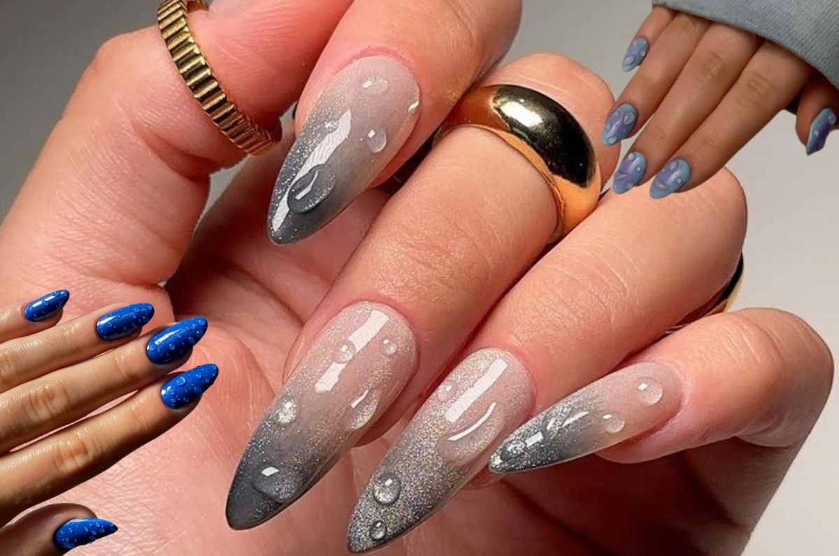 Raindrop Nails: las uñas efecto lluvia que serán tendencia todo el verano 2026