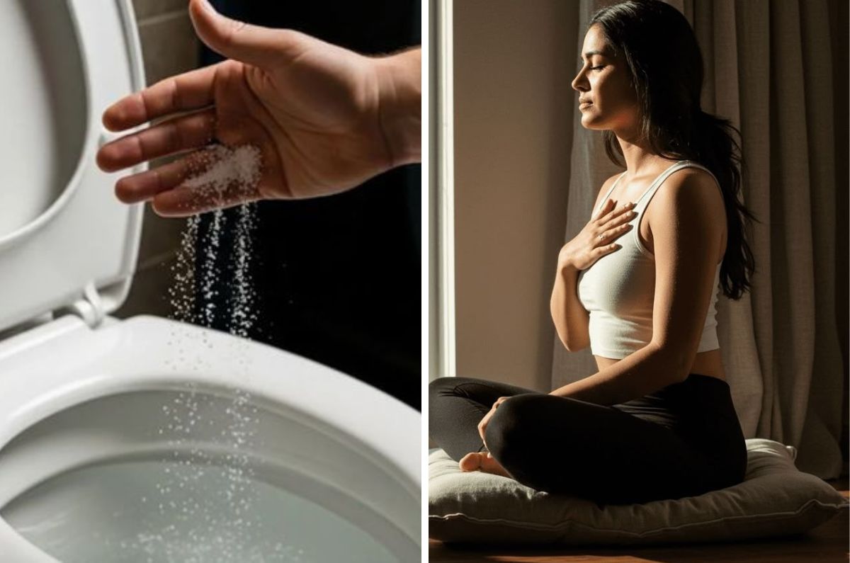 ¿Sal en el inodoro? El ritual de limpieza espiritual que muchas personas ya hacen en casa