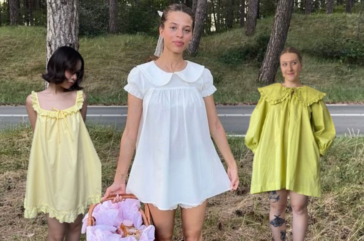El truco para llevar un vestido baby doll sin que parezca ropa para dormir